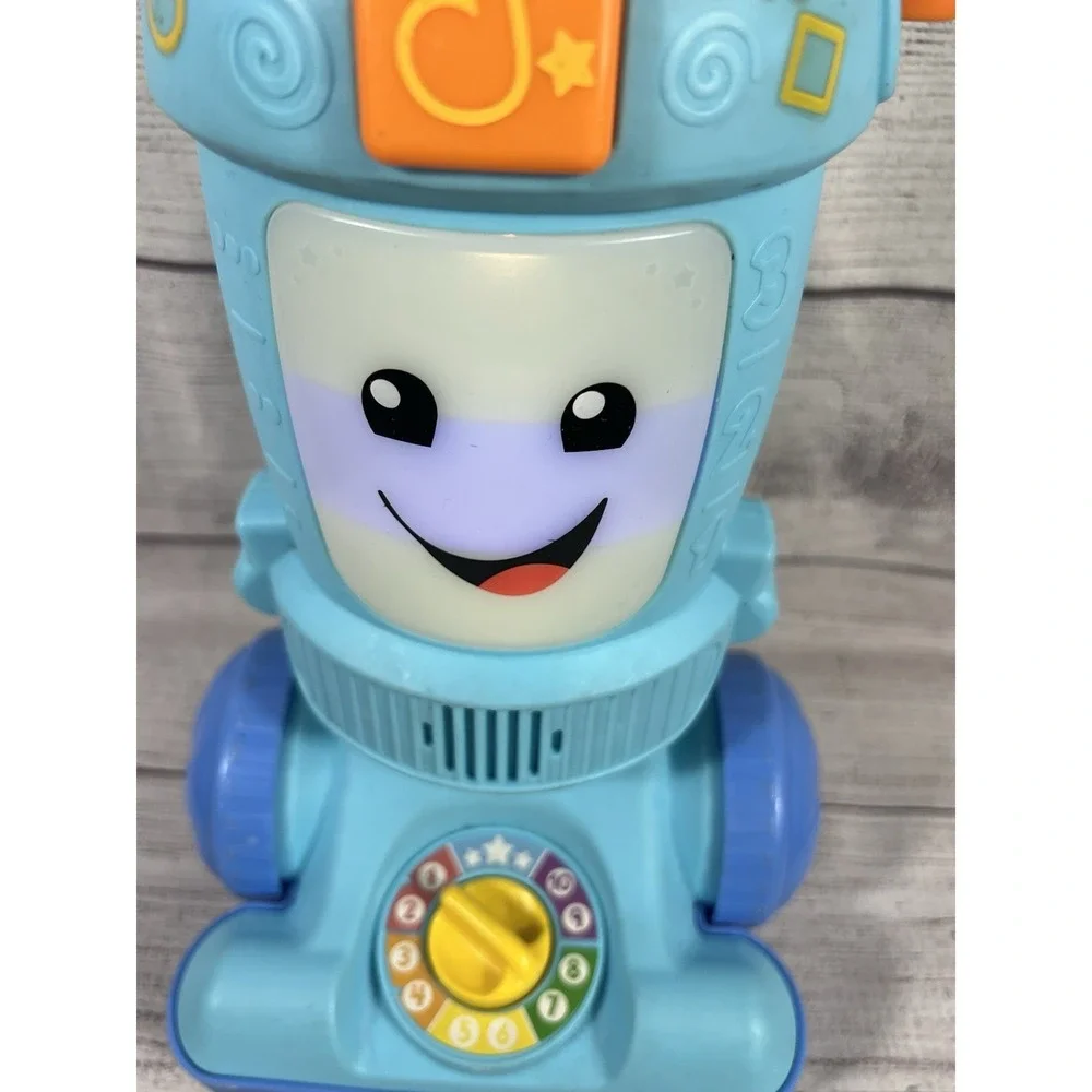 Fisher Price Laugh & Learn Vacuum Blue Lights Sounds Toddler Toy